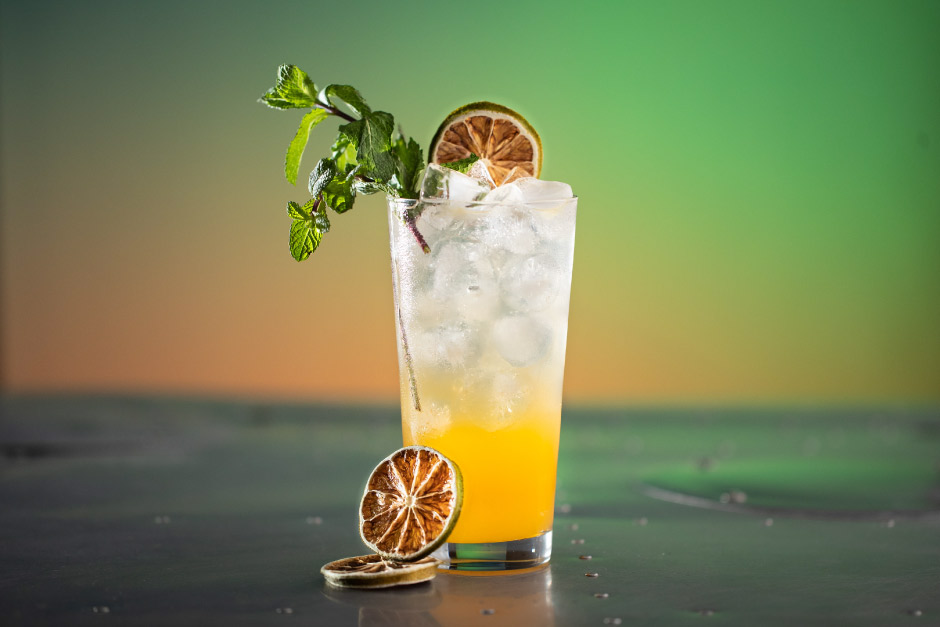 Cocktail gingembre avec Mission Kosmos