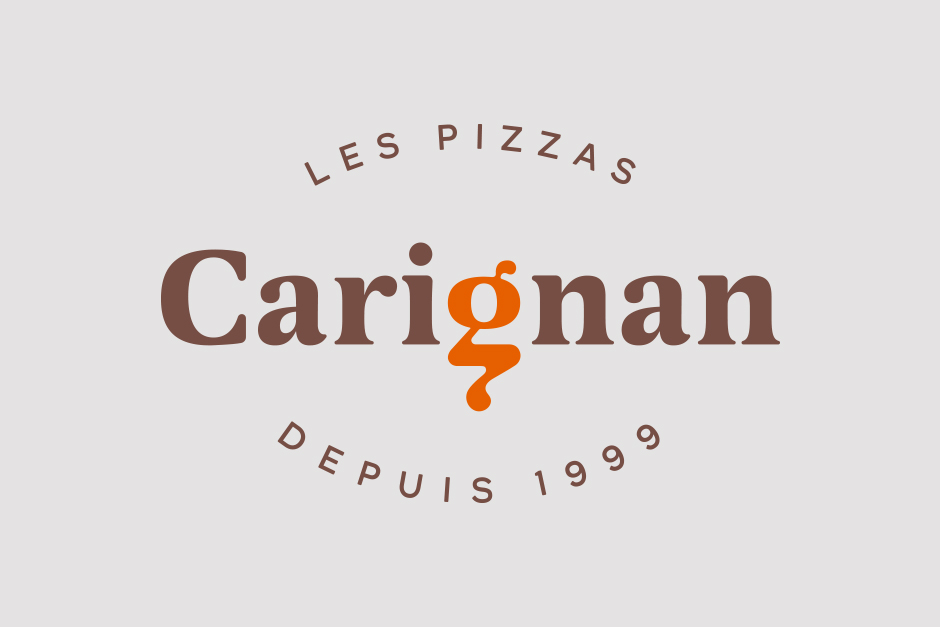 Logotype - Les pizzas Carignan