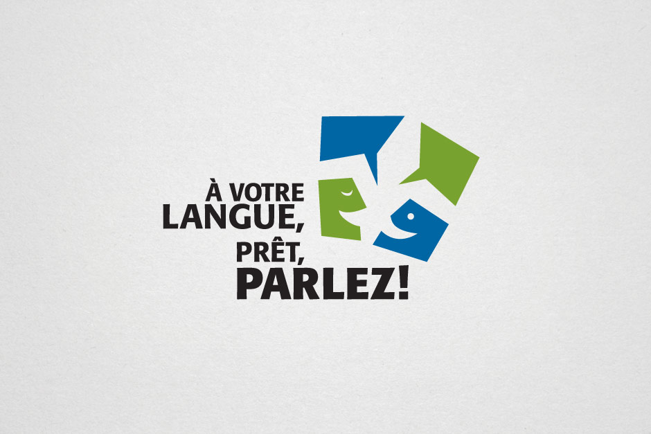 À votre langue, prêt, parlez! - Logo