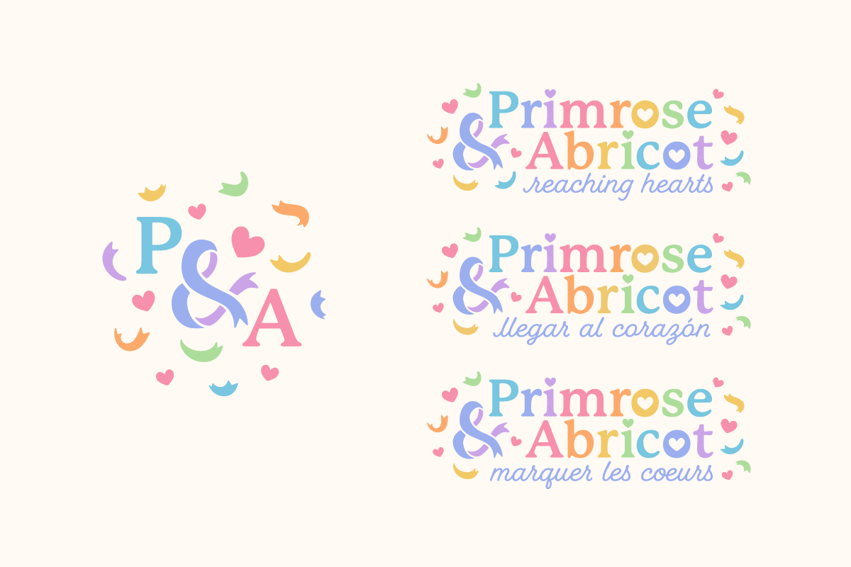 Variantes du logotype Primrose
